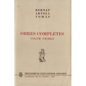 Obres completes: Volum primer